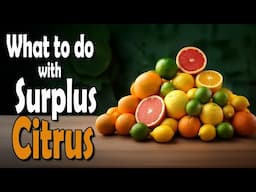Surplus Citrus?  What to do with your extra fruit.