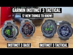 Garmin Instinct 3 Tactical Editions: What's Actually Different?