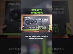 Unboxing the RTX 5070 #nvidia #gaming #asus