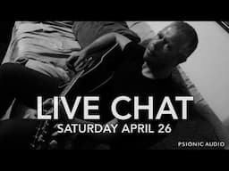 Live Chat | Saturday April 26