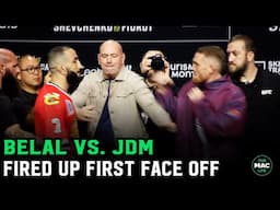Belal Muhammad vs. Jack Della Maddalena FIRED UP at Face Offs