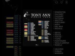 Who wants to see me on tour? Can’t wait for all these shows 🎹🌎🌟