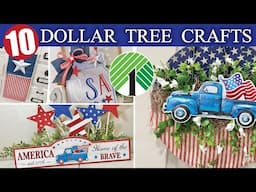 10 Dollar Tree (EASY) Summer Crafts | High End Farmhouse DIY Decor