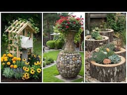 🌼 Garden and Backyard Decoration with Plants and Flowers! Inspiration, Ideas!