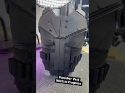 The Punisher Vest WIP #thepunisher #cosplay #daredevilbornagain