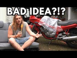 I tried fixing a 350€ Motorcycle with NO EXPERIENCE!!!