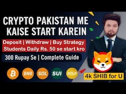 Crypto Pakistan Me Kaise Start Karein | Bitcoin Buy Guide + Auto Invest Strategy (300 Rs Start)