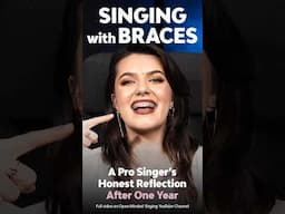 Singing with Braces: Is it possible? 🎤 Fragments from my brand new honest reflection video 🎥 #braces