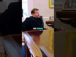James Corden Asks Biden for Ice Cream… It Arrives in Seconds 🍦😂