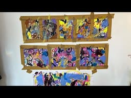 mitsi Kral Artist  is live….painting things!
