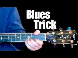 Simple Blues Trick that the Pros use... a guitar lesson (Blues 3rd)