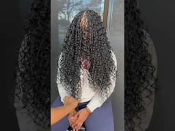 BOHO BRAIDS USING HUMAN HAIR by @QueenssLoungeQL  #bohoboxbraids  #youtubeshorts #fypシ゚ #hairstyles