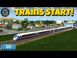 Cities Skylines 1 Start a City with Trains Tutorial 2025