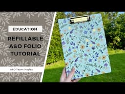 How To Easily Make the Beekeeper's Garden Folio Refillable