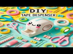 DIY Tape Dispenser | Aesthetic & Functional Stationery Idea