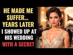 HE MADE ME SUFFER… YEARS LATER, I SHOWED UP AT HIS WEDDING WITH A SECRET...