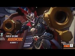 POTG! MVP! IDDQD REAPER GAMEPLAY OVERWATCH 2 SEASON 16 TOP 500