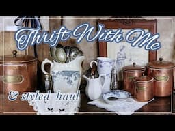 SUMMER THRIFT WITH ME & STYLED THRIFT HAUL! | Decorating Ideas, Goodwill, Thrifting, Home Decor