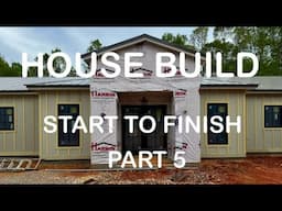 House Build - Start to Finish - Part 5 Insulation, Roof, Siding - JOMA Construction - Athens