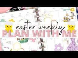 PLAN WITH ME | CLASSIC VERTICAL HAPPY PLANNER | EASTER LIVE LOVE POSH SPRING ALLURE PASTEL SHAPES