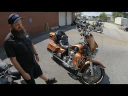 CAN'T BELIEVE WHAT "THE HARLEY TECH" SAID ABOUT MY 21 INCH FRONT WHEEL!!!!