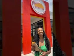 Trying Jamaican Patty 😍🇯🇲🥰 #youtubeshorts #jamaicanfood #jamaica #foodtour