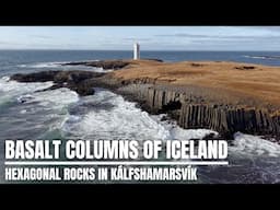 The Spectacular Basalt Columns at Kálfshamarsvík - Skagi Peninsula North iceland