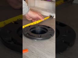 Best Way To Install A Toilet Flange On Concrete?  #plumber  #plumbing #diy #homerepair