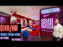 NORDSTROM WILL PAY YOU $4,711/WEEK | WORK FROM HOME | REMOTE WORK FROM HOME JOBS | ONLINE JOBS
