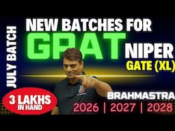 Brahmastra Batches Launched for GPAT + NIPER 2026, 2027 & 2028 | Early Bird Offer | Dr. PK Classes