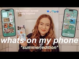 WHATS ON MY IPHONE 16 PRO MAX 2025 SUMMER EDITION 🌺 HOW I CUSTOMIZED MY PHONE FOR SUMMER WITH IOS 18