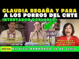 CLAUDIA REGAÑA A LOS DEL CNTE! QUISIERON BOICOTEARLA