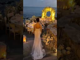 WALKING INTO MY DREAM WEDDING ✨💫🤍🥹 #shorts #wedding #weddingday #weddingdress