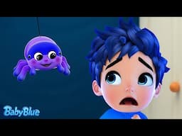 Spooky Spiders are our Friends | Baby Blue Kids Songs & Nursery Rhymes | Minibus