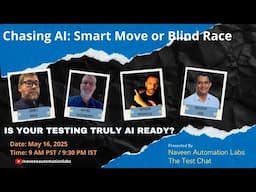 Chasing AI or a blind race? A no fluff panel discussion on Testing in the Age of Hype