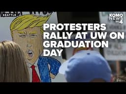 'No Kings' rally at University of Washington's Red Square