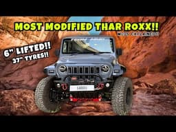 Thar Roxx: From Stock to Full Modified!! 😍 | 15L mods on this Roxx. 💸