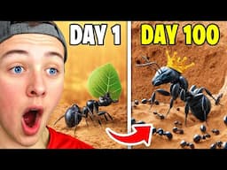 He Simulated an ANT COLONY For 100 DAYS!
