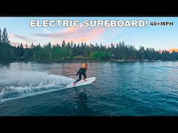 ELECTRIC SURFBOARD Goes 40+ MPH!