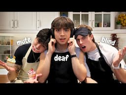 BAKING CHALLENGE WITH MY BEST FRIENDS (Deaf, Mute, and Blind)