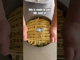 This pasta dish is made in only ONE town in Italy!  #pasta  #italianfood