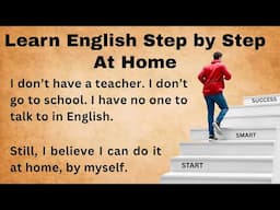 Learn English Step by Step At Home  || Improve Your English || Bookish English