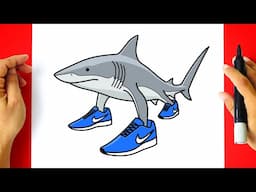 How to DRAW TRALALERO TRALALA