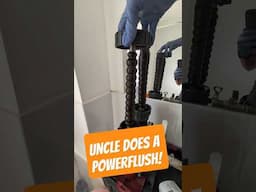 Uncle does a powerflush! #powerflush #sludge #uncle #funny #boiler
