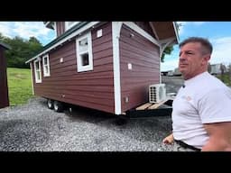 10’x24’ Lexington Model Tiny Homes along with 8’x24’ Flat Log ALL WOOD RJO Style 🏡🤩