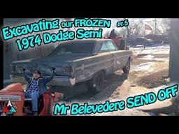 Unearthing our Dodge Diesel Semi to FREE the Project Car fleet Goodbye Mr Belvedere