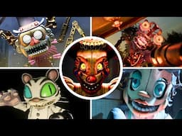FNAF Secret Of the Mimic - All Boss Fight & Chase 4K60FPS