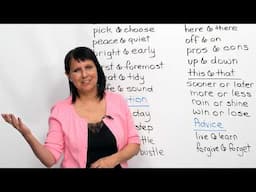 Improve Your ENGLISH FLUENCY with BINOMIALS