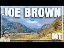 Peaceful Snowy Morning Walk 🎧 | Joe Brown Trail Virtual Hike in Montana (4K 60fps)