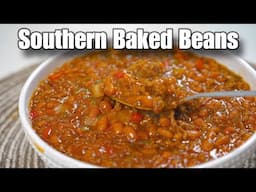 The Secret to Mouthwatering Southern BBQ Beans W/ Ground Beef and Bacon| Easy & Flavor-Packed Recipe